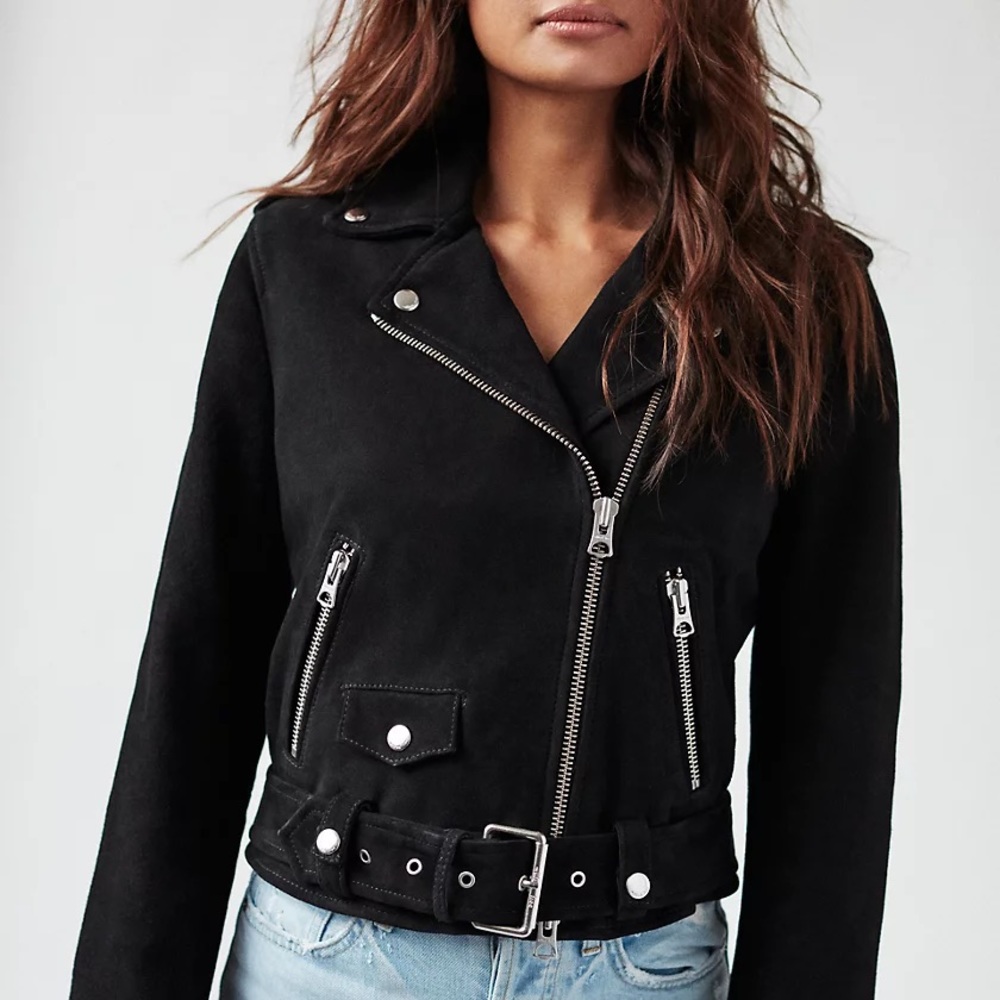 Wilfred Free LENNON SUEDE BIKER jacket